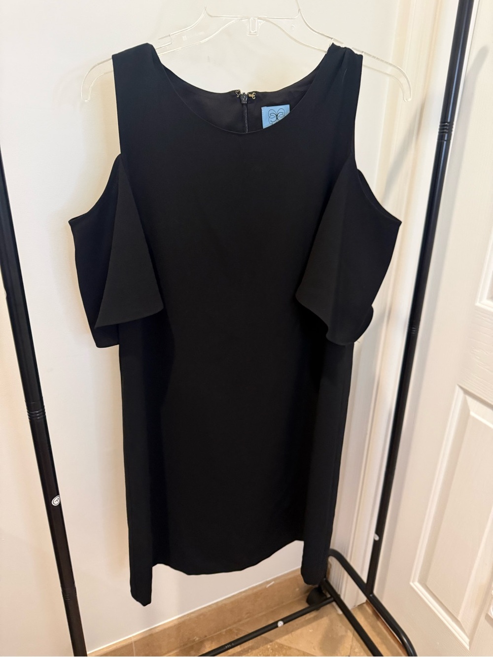 CeCe Black Cold Shoulder Dress